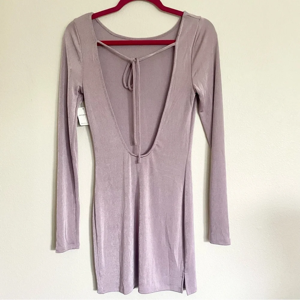 Intimately Free People Body Con Open Back Long Sleeve Dress - Picture 8 of 11